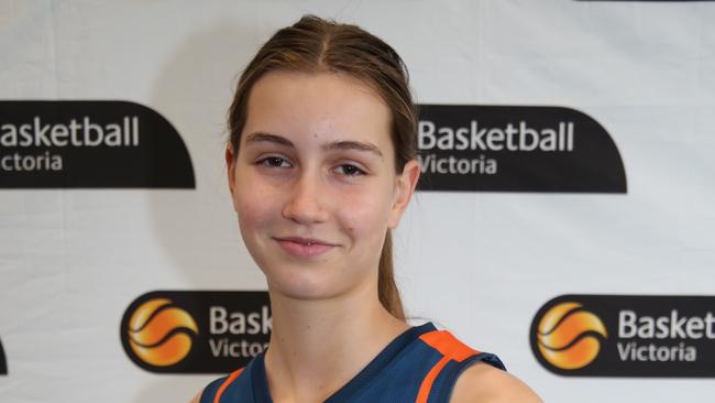 Edie Clarke is a member of the Melbourne Tigers basketball program. Photo: Basketball Victoria.