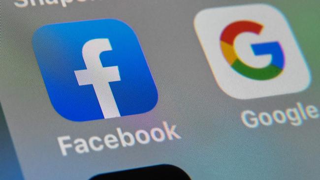 The world-first news code would allow media companies to negotiate with Google and Facebook over payment for news content. Picture: AFP