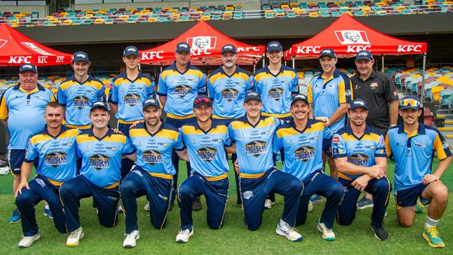 Pictured: Far North Fusion. Bulls Masters Country Challenge grand final at the Gabba 2024. Supplied by Bob Jones/Queensland Cricket/Bulls Masters.