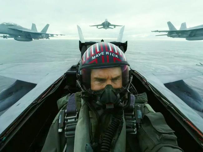 Tom Cruise in Top Gun Maverick. Picture: supplied