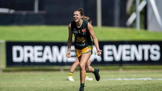 Nadia von Bertouch as St Mary's took on PINT in the 2024-25 NTFL women's semi-final. Picture: Pema Tamang Pakhrin