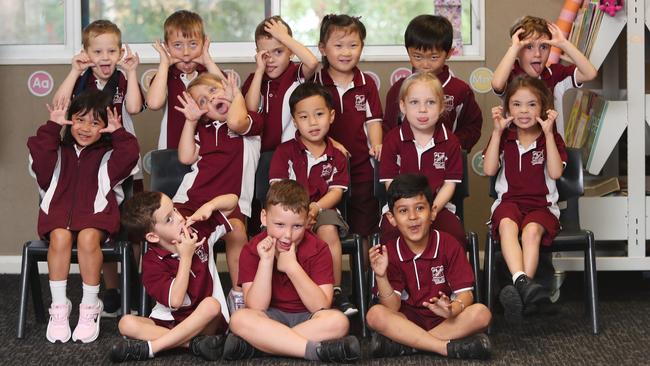 Perfect way to round off our fun gallery of silly faces with this awesome picture of KM at Gosford Public School. Picture: Sue Graham