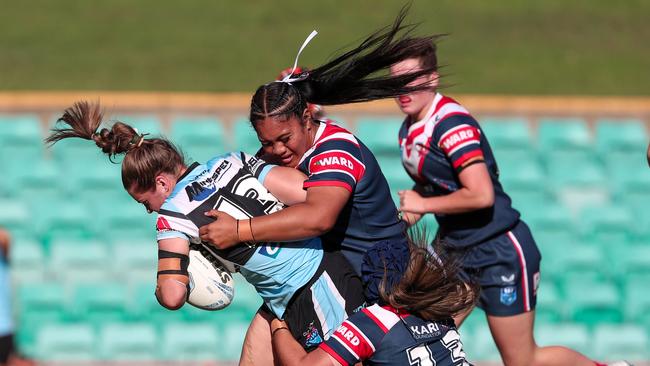 Stephanie Faulkner.Picture: Adam Wrightson Photography. NSWRL Junior Reps Finals - Day 2Picture: Adam Wrightson Photography. Tarsha Gale Cup Elimination Final.Indigenous Academy Roosters vs Cronulla Sharks.Leichhardt Oval.14 April 2024.