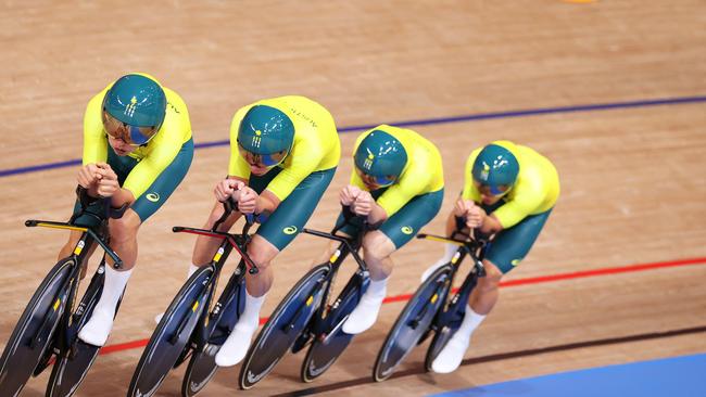 Australia has secured a bronze medal in the cycling. Picture: Getty Images