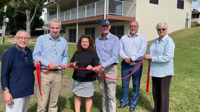 Federal Member for Page Kevin Hogan unveils new Coraki caravan park upgrades.