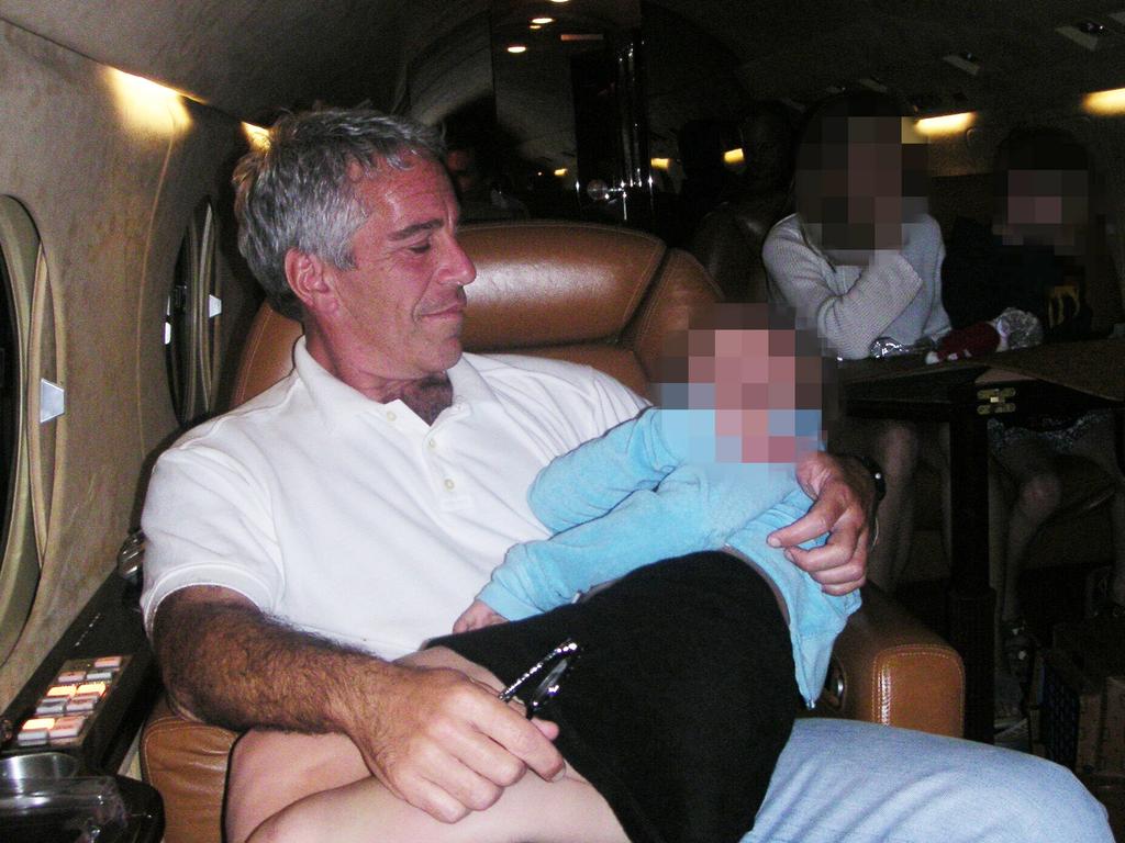 Jeffrey Epstein: Image of paedophile hugging sleeping ...