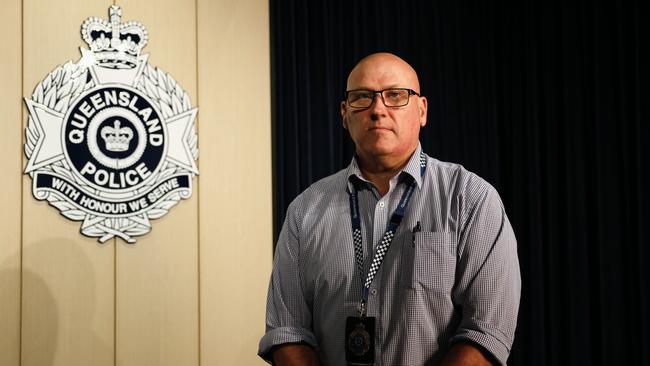 Acting Detective Inspector Jason Chetham said police laid 46 charges against the man. Picture: Brendan Radke