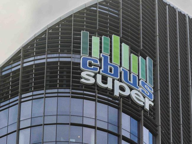 BRISBANE, AUSTRALIA - NewsWire Photos - 17 JULY 2024:  Cbus Super sign at 1 William Street, Brisbane. Picture: NewsWire / Glenn Hunt