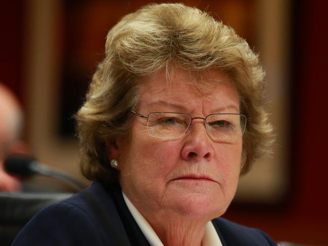 NSW Health Minister Jillian Skinner answers questions yesterday / Picture: Cameron Richardson