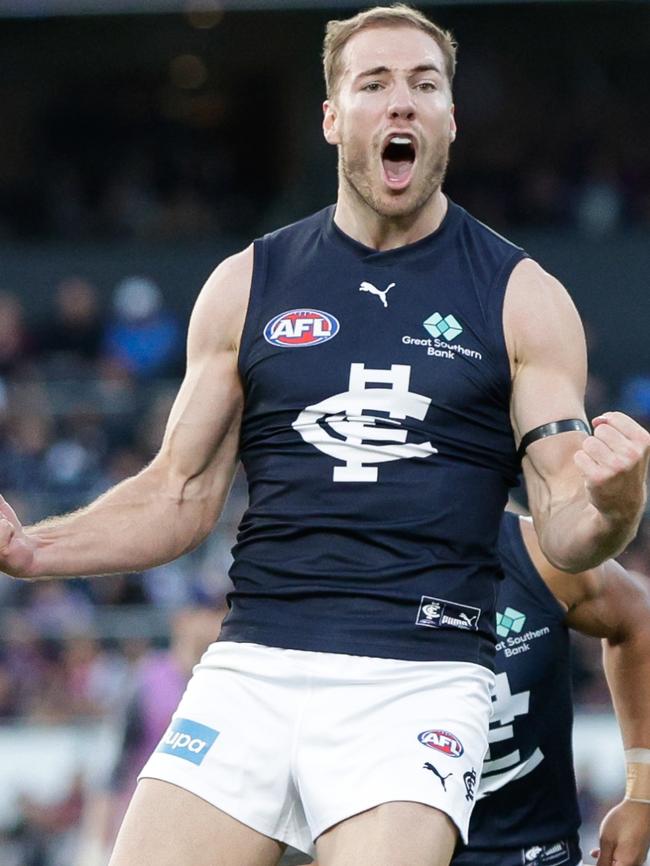 Kane Cornes suggested Harry McKay. Photo by Russell Freeman/AFL Photos via Getty Images