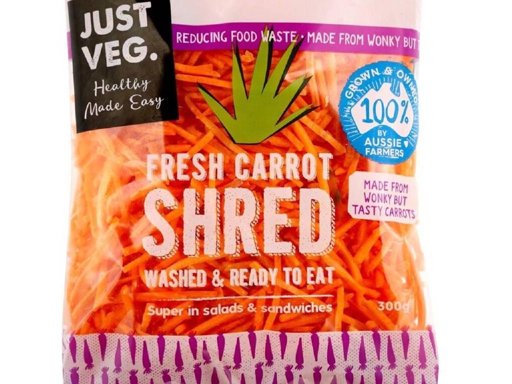 Because shredding your own carrot is just too bloody hard. Picture: Woolworths