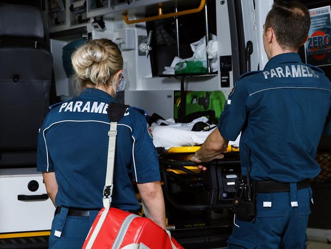 General, generic file photo of Queensland Ambulance Service advanced care paramedics responding to a medical emergency in Cairns. Picture: Brendan Radke