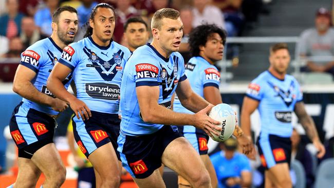 Tom Trbojevic in action for the Blues during State of Origin Game One. Picture: Adam Head