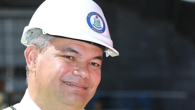 Mayor Tom Tate says work on stage 2 will progress rapidly. .Picture Glenn Hampson