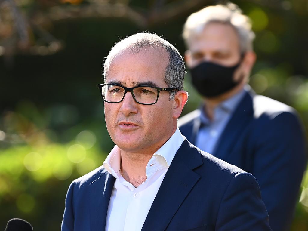 Acting Premier James Merlino and his team have a big decision to make. Picture: Quinn Rooney/Getty Images