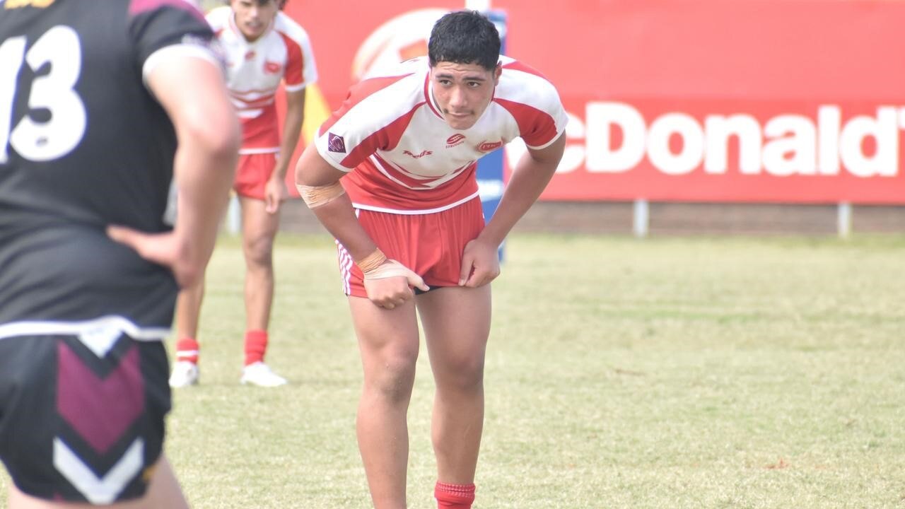 Nelson Makaafi as a PBC SHS student. He plays for the Tweed Seagulls.