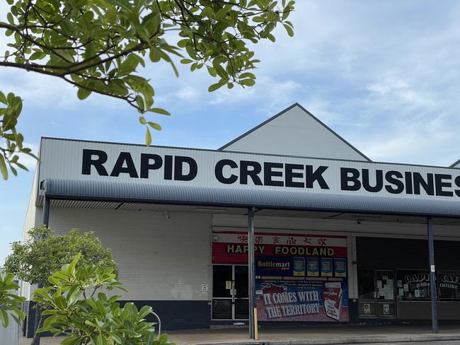 Police are investigating an alleged fatal brawl outside the Rapid Creek Business Village. Picture: Annabel Bowles