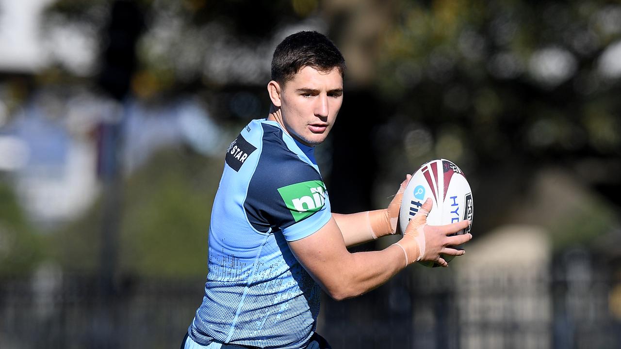 The Blues’ 19th man says it was his hospital pass that cost Keary. Picture: Dan Himbrechts
