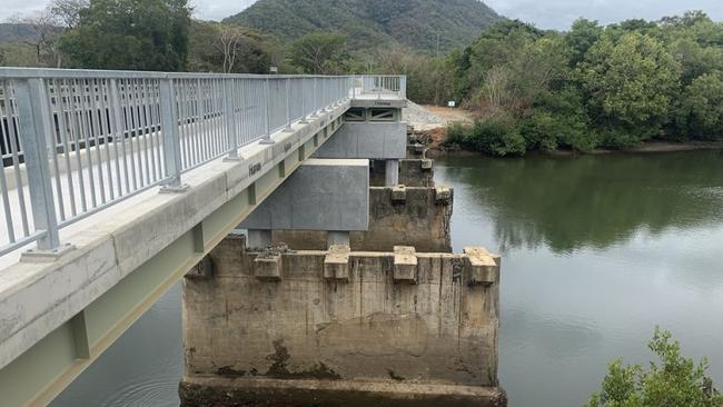 The only completed part of the Wangetti Trail is the bridge across the Mowbray River. Picture: Department of Tourism