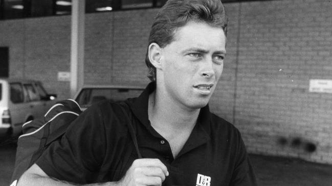 Kiwi bowler Danny Morrison before his Test debut in Brisbane.