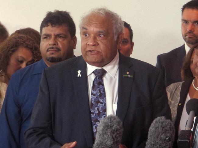 Aboriginal elder Professor Tom Calma AO accuses the government of failing to consult indigenous leaders on the targets or timeframes for closing the gap. Picture: AP