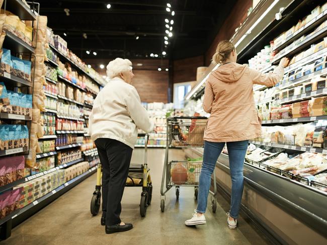 The shopper said seniors should avoid going at peak times such as lunch or after work. Picture: iStock