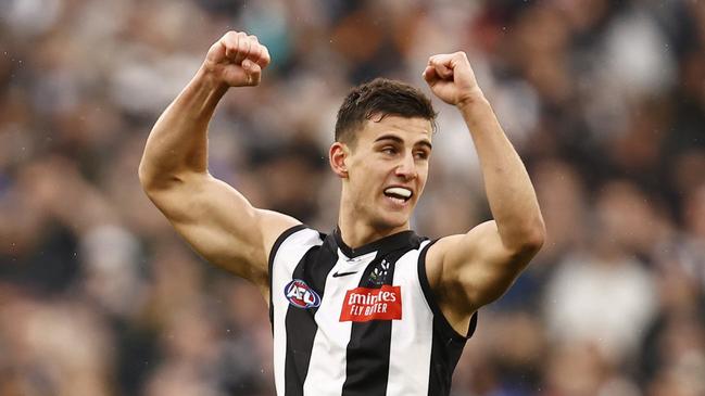 The Brownlow Medal front runner, Nick Daicos. (Photo by Darrian Traynor/Getty Images)