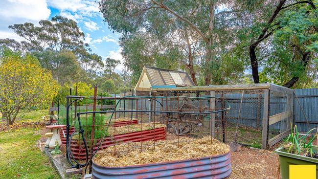It’s set on 1866sq m of land with fruit trees, a vegetable garden, shed and insulated room to use as a wine cellar, storage or space to preserve fruits.