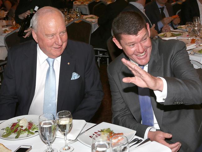 Australian billionaire James Packer is standing by Alan Jones.