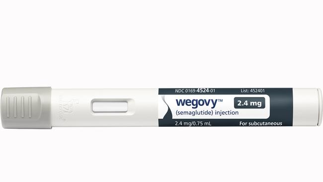 A Wegovy ‘pen’ ready for injection. Photo: Suppied