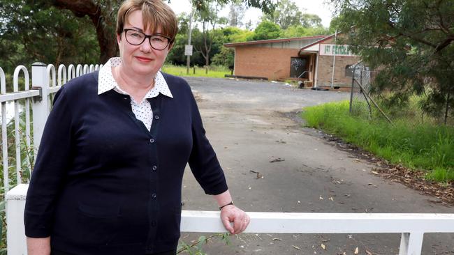 Councillor Lisa Lake at Pendle Hill where she wanted a carpark built before a unit development popped up. Picture: Angelo Velardo