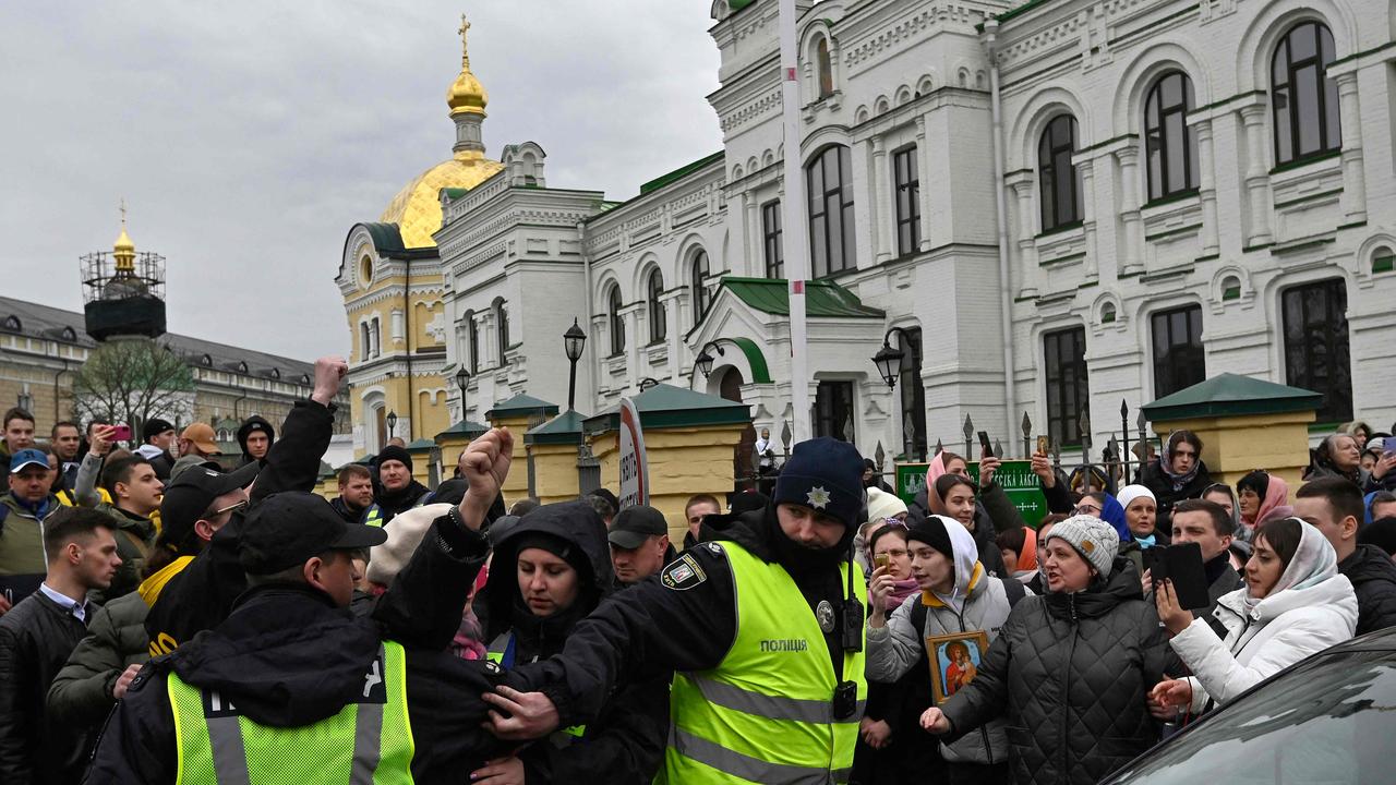 Protesters Face Off In Kyiv As Clergyman’s Home Raided | The Australian