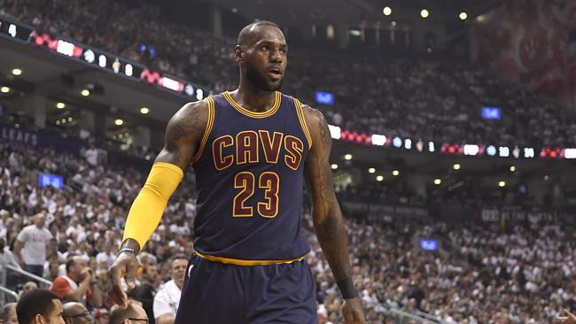 LeBron James' Official Cleveland Jersey - Signed by the Legends