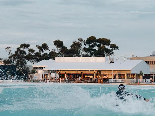 Three Blue Ducks at Urbnsurf, Melbourne.