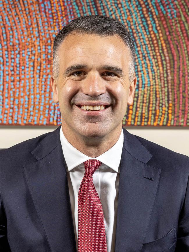 Premier Peter Malinauskas said the $15m funding was important to show support for one of the state’s two AFL clubs. Picture: NCA NewsWIRE/Emma Brasier