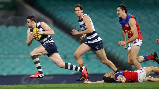 Geelong and Patrick Dangerfield have had another excellent season. Now comes the real test — finals. Picture: Phil Hillyard