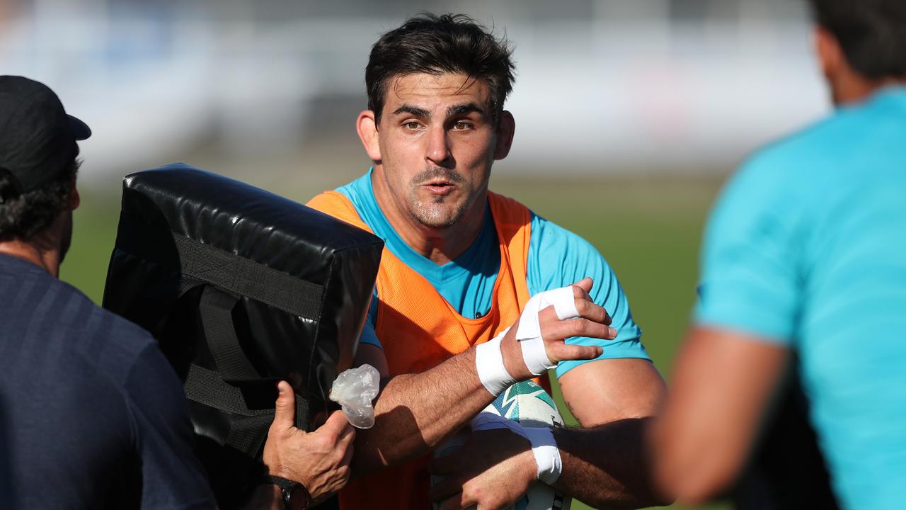 Pablo Matera during Argentina training at Daceyville, Sydney.