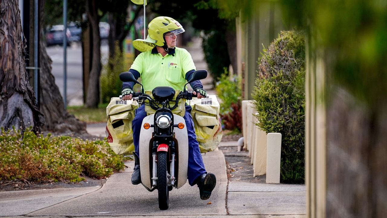 Craig Whiteford on the job in Somerton Park. Picture: Mike Burton