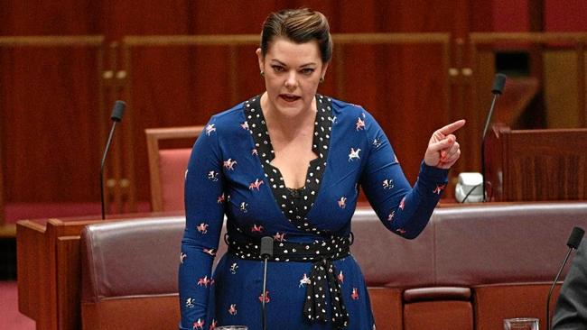 LAST LAUGH: Senator Sarah Hanson-Young has outlasted many of her foes. Picture: Senator Sarah Hanson-Young.