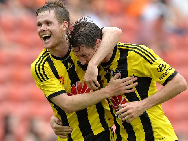 New Zealand team Wellington Phoenix are on top of soccer’s A-League. Picture: Getty Images