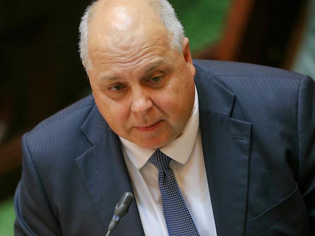 Treasurer Tim Pallas during Question Time. Picture: Tim Carrafa