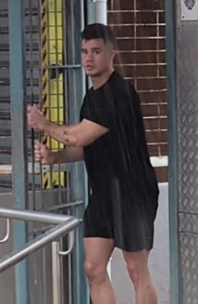 Coomera man Joel Stephen Coggan, 25, leaving the Southport Watchhouse on February 13, 2025. Picture: Alex Treacy