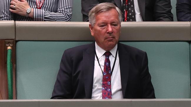 Peter King listens in the gallery in Question Time in the House of Representatives Chamber at Parliament House last week. Picture: Kym Smith