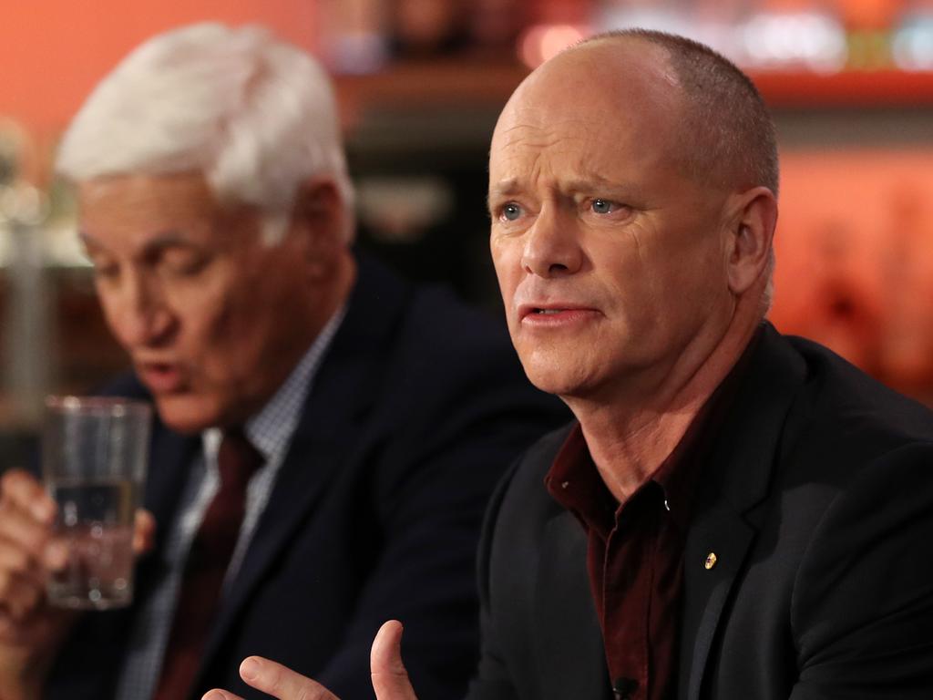 Paul Murray Live Pub Test: Bob Katter and Campbell Newman on the Gold Coast. Picture: NIGEL HALLETT