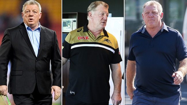 Phil Gould in his many roles — commentator, football boss and now aspiring player agent.