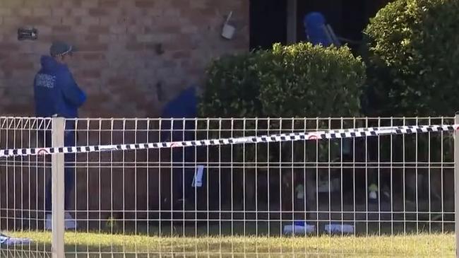 The scene at Tenambit where Michael Carroll died. Picture: NBN News.