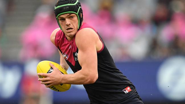 Angus Brayshaw in action for the Demons.