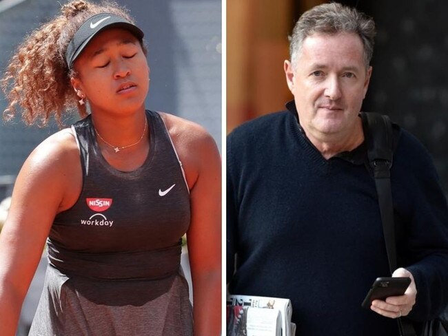 Piers Morgan has attacked Naomi Osaka.