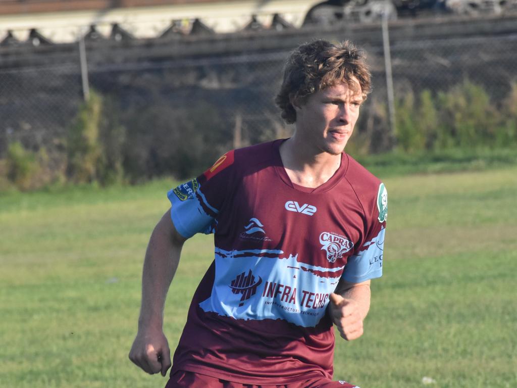 CQ Capras under-19 squad at a pre-season training session at Kettle Park, Rockhampton, on December 18, 2024.