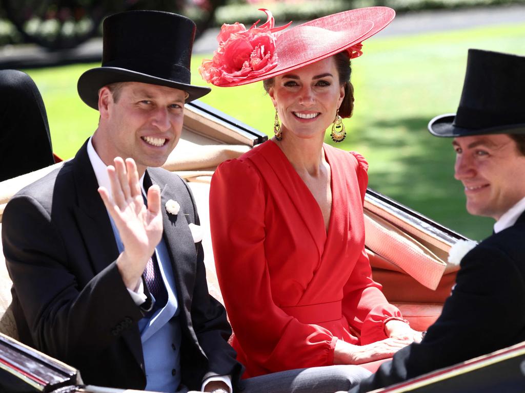 Britain's Prince William, Prince of Wales (L) and Britain's Catherine, Princess of Wales in London on June 23, 2023. Picture: Henry Nicholls/AFP